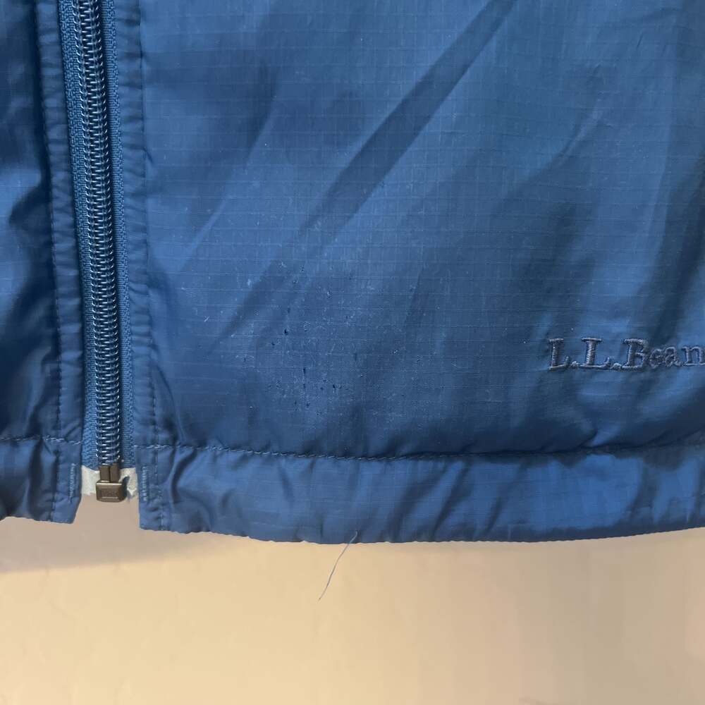 L.L.Bean Women’s Blue Fleece Lined Full Zip Jacket Medium - Picture 11 of 12